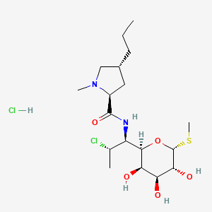Molecular structure of Clindamycin hydrochloride