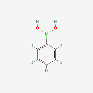 Molecular structure of Phenyl-d5-boronic acid