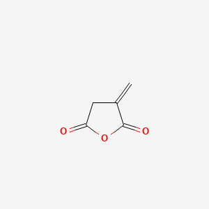 Molecular structure of Itaconic anhydride