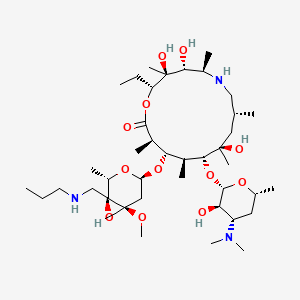 Molecular structure of Tulathromycin A