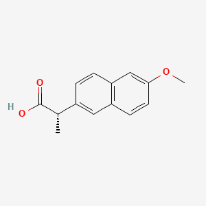 Molecular structure of Naproxen