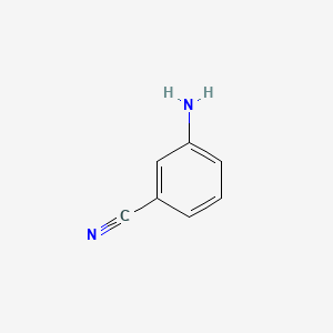 Molecular structure of 3-Aminobenzonitrile