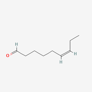 Molecular structure of (6Z)-non-6-enal