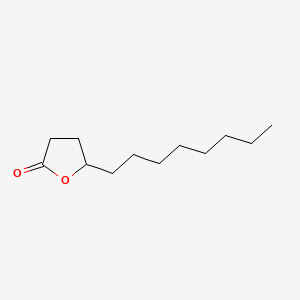 Molecular structure of 4-Dodecanolide