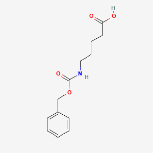 Molecular structure of 5-(Carbobenzoxyamino)valeric acid