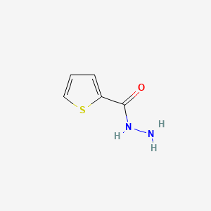 Molecular structure of 2-Thiophenecarboxylic acid hydrazide