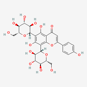 Molecular structure of Vicenin-2