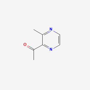 Molecular structure of 2-Acetyl-3-methylpyrazine