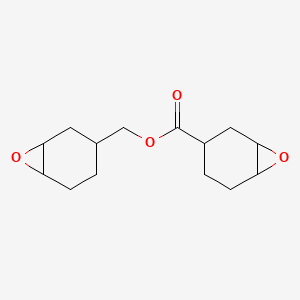 Molecular structure of 3,4-Epoxycyclohexylmethyl 3,4-epoxycyclohexanecarboxylate