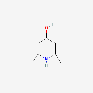 Molecular structure of 2,2,6,6-Tetramethyl-4-piperidinol