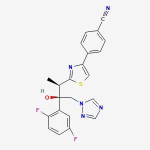 Molecular structure of Isavuconazole