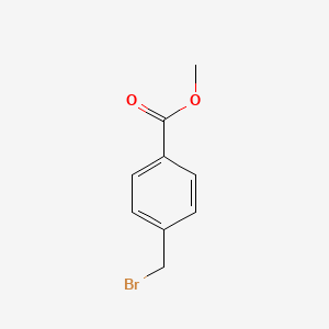 Molecular structure of Methyl 4-(bromomethyl)benzoate