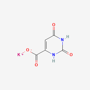 Molecular structure of Potassium orotate