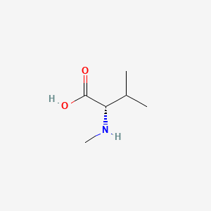 Molecular structure of N-Methyl-L-valine
