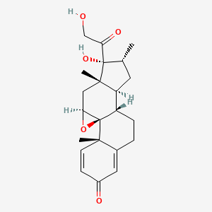 Molecular structure of Dexamethasone 9,11-epoxide