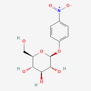 Molecular structure of 4-Nitrophenyl beta-D-glucopyranoside