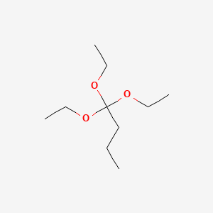 Molecular structure of Triethyl orthobutyrate