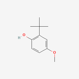 Molecular structure of Butylated hydroxyanisole