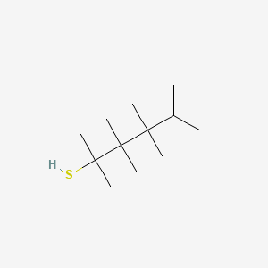 Molecular structure of tert-dodecylthiol