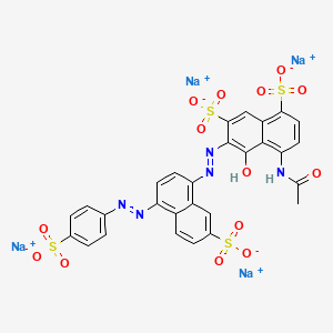 Molecular structure of Brilliant Black BN