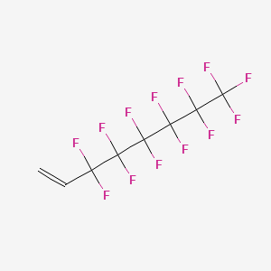 Molecular structure of (Perfluorohexyl)ethylene