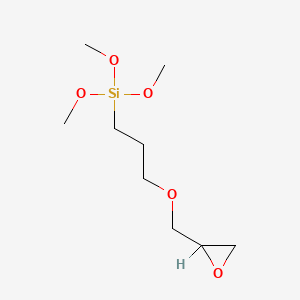 Molecular structure of 3-Glycidoxypropyltrimethoxysilane
