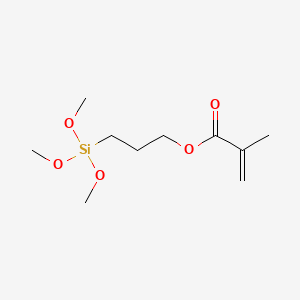 Molecular structure of Trimethoxysilylpropyl methacrylate