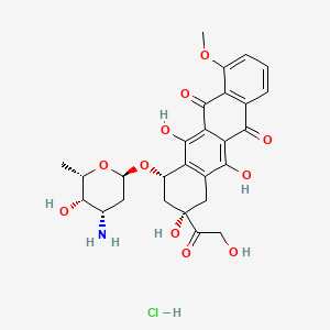Molecular structure of Doxorubicin hydrochloride