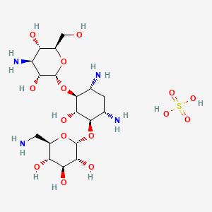 Molecular structure of Kanamycin sulfate