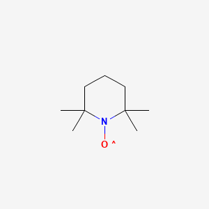 Molecular structure of 2,2,6,6-Tetramethylpiperidinooxy