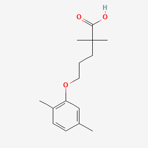 Molecular structure of Gemfibrozil