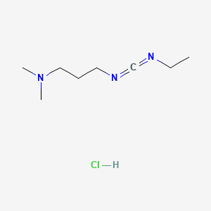 Molecular structure of 1-(3-Dimethylaminopropyl)-3-ethylcarbodiimide hydrochloride