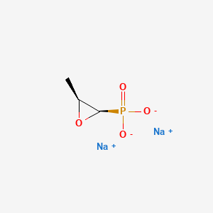 Molecular structure of Disodium phosphonomycin