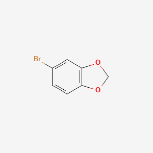 Molecular structure of 4-Bromo-1,2-(methylenedioxy)benzene