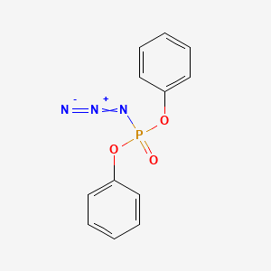 Molecular structure of Diphenylphosphoryl azide