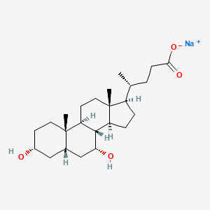 Molecular structure of Sodium Chenodeoxycholate