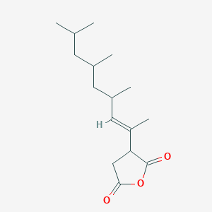 Molecular structure of Dihydro-3-(tetrapropenyl)furan-2,5-dione