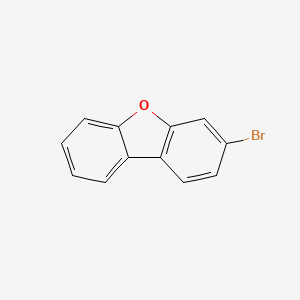 Molecular structure of 3-bromodibenzob,dfuran