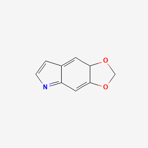 Molecular structure of 5H-1,3-dioxolo[4,5-f]indole