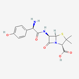 Molecular structure of Amoxicillin