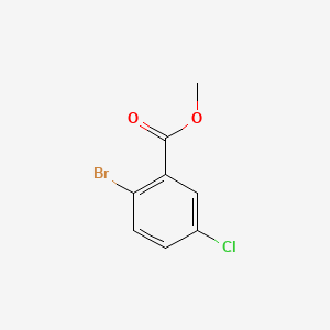 Molecular structure of Methyl 2-bromo-5-chlorobenzoate