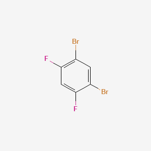 Molecular structure of 1,3-Dibromo-4,6-difluorobenzene
