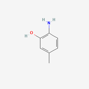 Molecular structure of 6-Amino-m-cresol