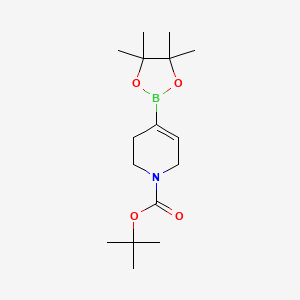 Molecular structure of N-Boc-1,2,5,6-tetrahydropyridine-4-boronic acid pinacol ester
