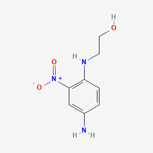 Molecular structure of 2-(4-Amino-2-nitroanilino)-ethanol