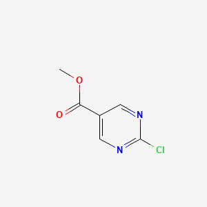 Molecular structure of methyl 2-chloropyrimidine-5-carboxylate