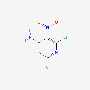 Molecular structure of 4-Amino-2,6-dichloro-3-nitropyridine