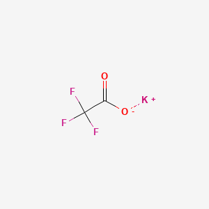 Molecular structure of Potassium trifluoroacetate