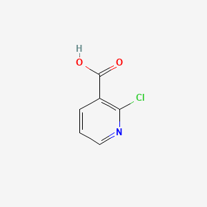Molecular structure of 2-Chloronicotinic acid