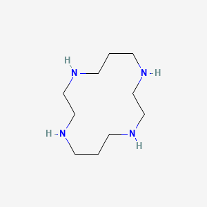 Molecular structure of 1,4,8,11-Tetraazacyclotetradecane